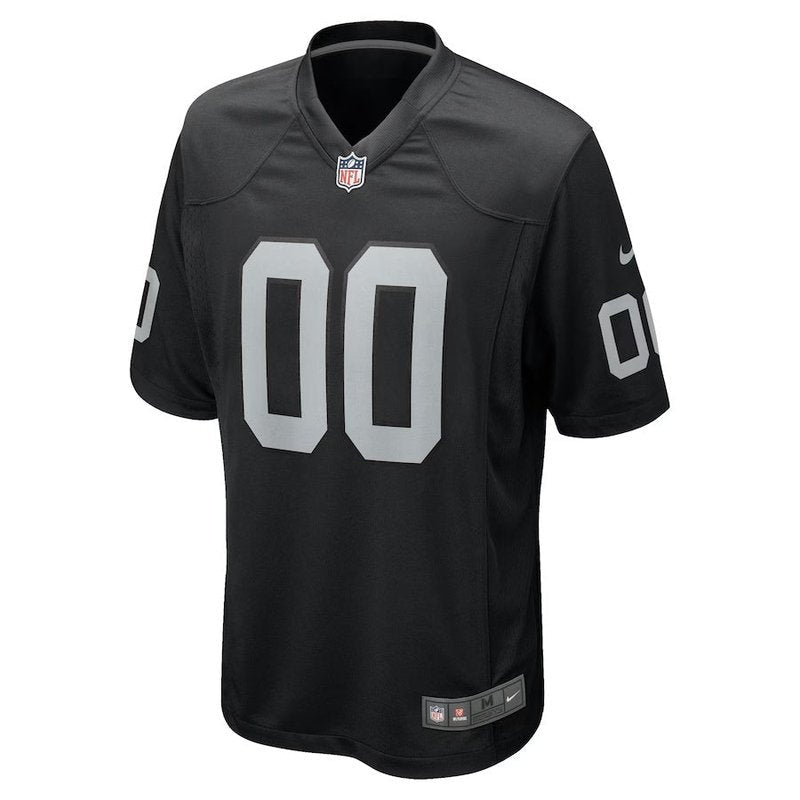 Las Vegas Raiders - Maglia da gara NFL personalizzata - Nera