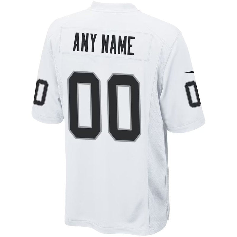 Las Vegas Raiders - Maglia da gara NFL personalizzata - Bianca