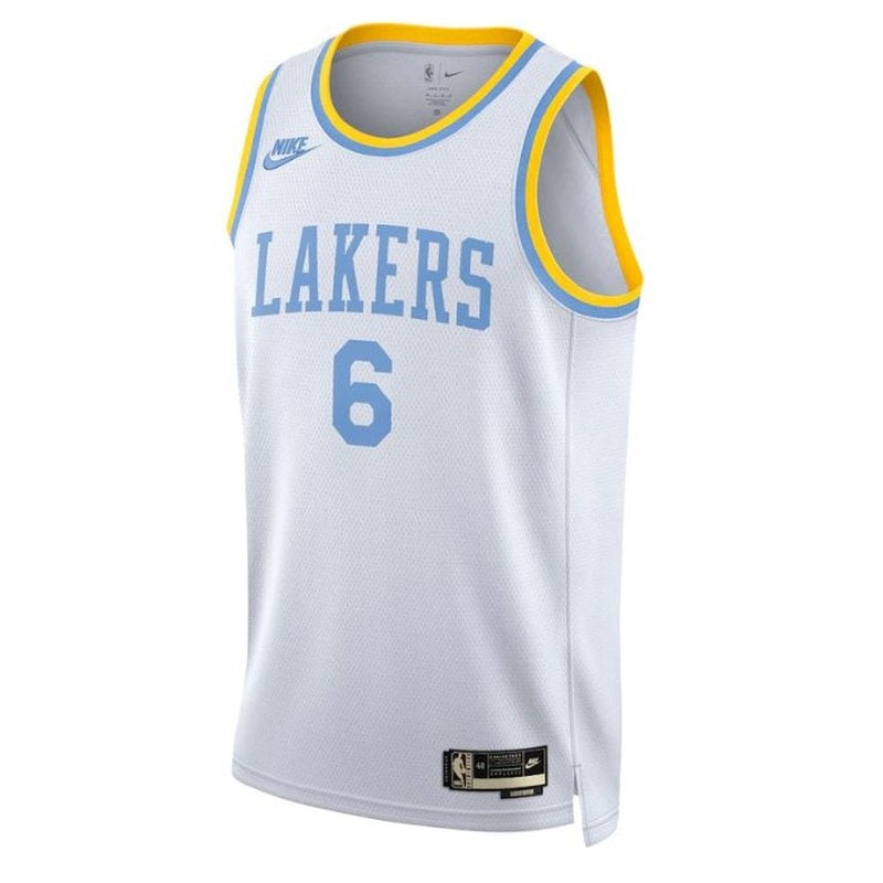 Camiseta NBA blanca - Edición clásica de LeBron James de Los Angeles Lakers 2023