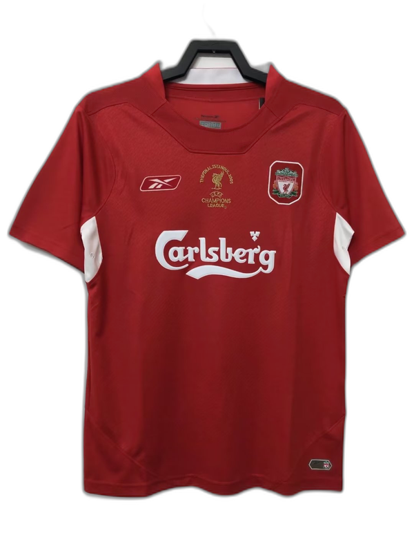 Prima maglia home Liverpool 04/05 - Versione retro