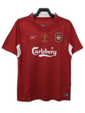 Prima maglia home Liverpool 04/05 - Versione retro