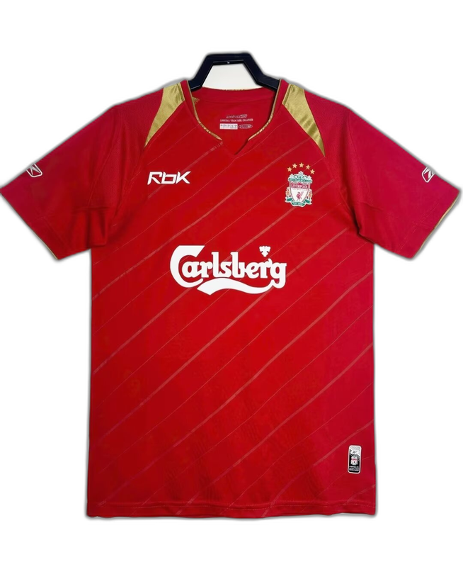 Prima maglia home Liverpool 05/06 - Versione retro