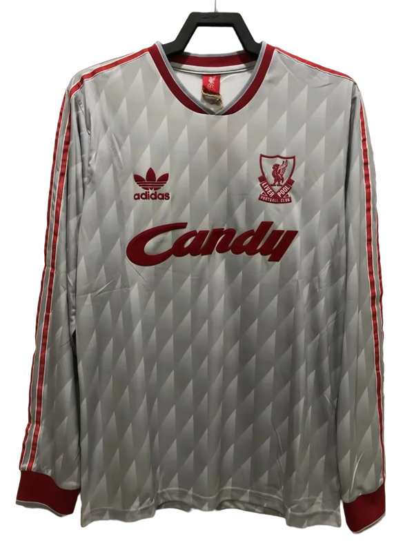 Maglia da Trasferta Liverpool 89/91 II - Versione Retro a Maniche Lunghe