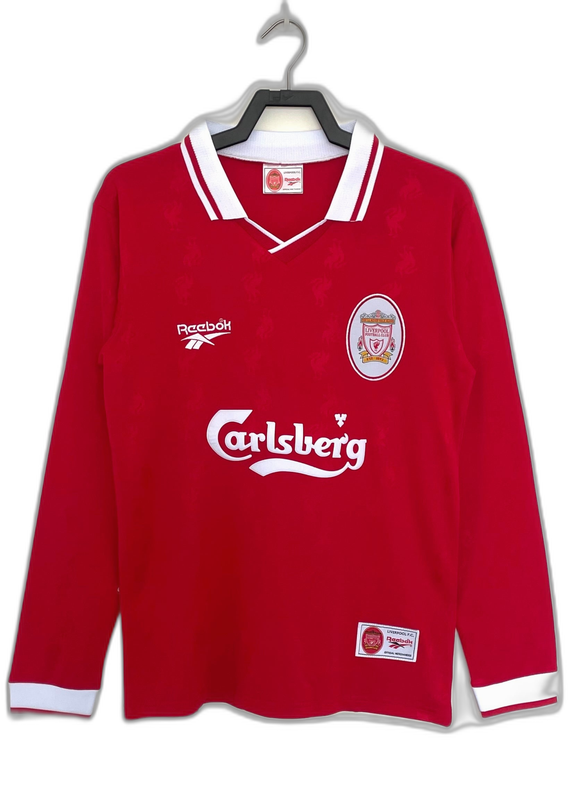 Liverpool 96/97 | Maillot domicile - Version rétro manches longues