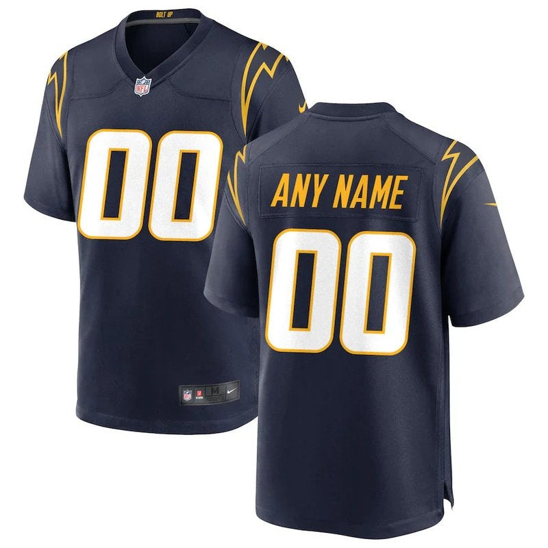 Los Angeles Chargers – Alternativ-NFL-Spieltrikot mit individueller Gestaltung – Marineblau