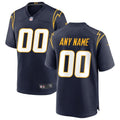 Los Angeles Chargers – Alternativ-NFL-Spieltrikot mit individueller Gestaltung – Marineblau