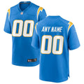 Los Angeles Chargers - Individuell gestaltetes NFL-Game-Jersey in Pastell – Blau