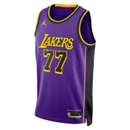 Luka Dončić - Maglia NBA Los Angeles Lakers Statement Edition 2024 - Viola - Unisex