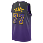 Luka Dončić - Camiseta NBA City Edition Los Angeles Lakers 2024 - Morada - Unisex