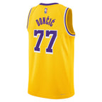 Luka Dončić - Los Angeles Lakers Icon Edition 2024 NBA Trikot - Gold - Unisex