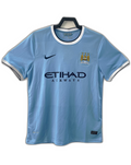 Prima maglia home del Manchester City 13/14 - Versione retro