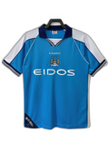 Prima maglia home del Manchester City 99/01 - Versione retro