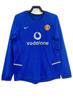 Camiseta Tercera Manchester United 02/03 III - Versión Retro Manga Larga
