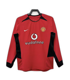 Maillot Domicile Manchester United 02/04 - Version Rétro Manches Longues