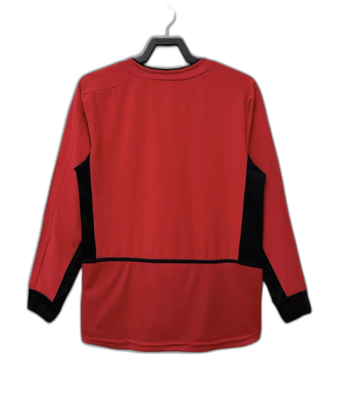 Maillot Domicile Manchester United 02/04 - Version Rétro Manches Longues