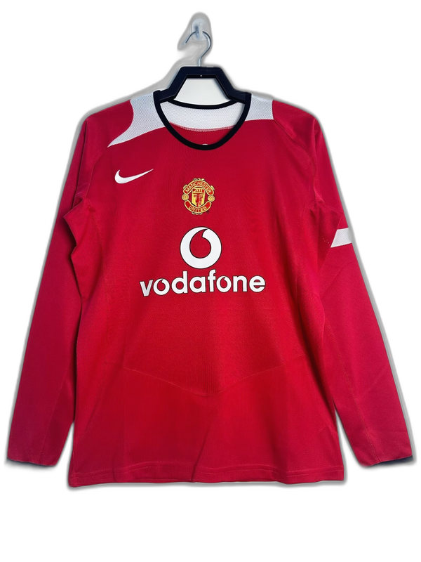 Manchester United 05/06 I Maillot Domicile - Version Rétro Manches Longues