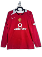 Manchester United 05/06 I Maillot Domicile - Version Rétro Manches Longues
