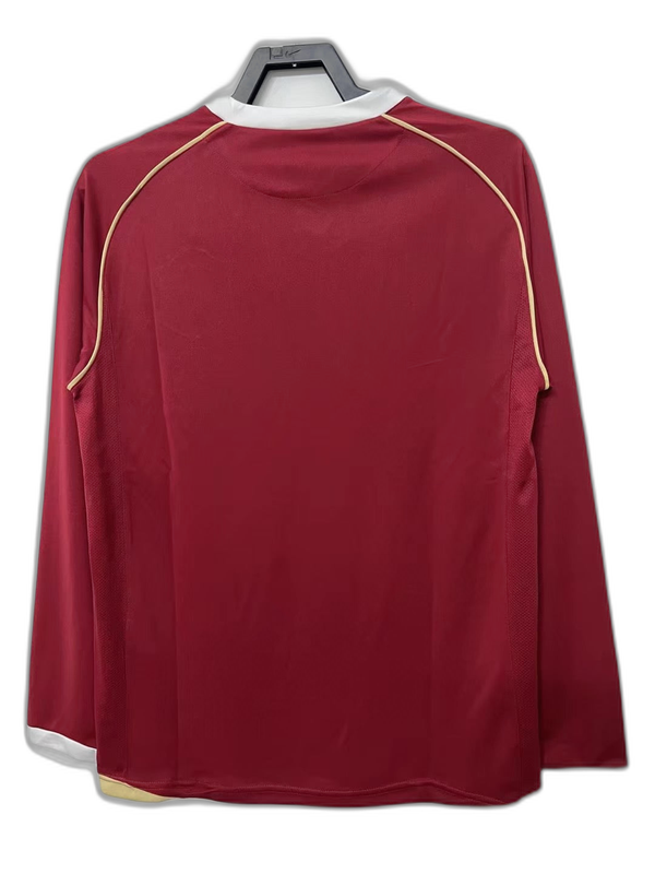 Maillot Domicile Manchester United 06/07 - Manches Longues Version Rétro