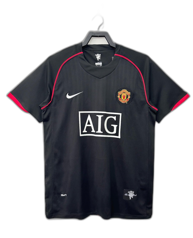 Maillot extérieur noir II Manchester United 07/08 - Version rétro