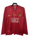 Maillot Domicile Manchester United 07/08 - Version Rétro Manches Longues