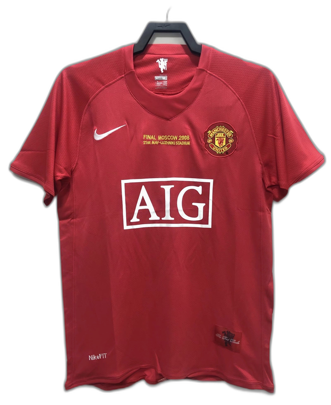 Maillot Domicile Manchester United 07/08 - Version Rétro
