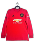 Maglia Home Manchester United 19/20 I - Versione Retro a Maniche Lunghe