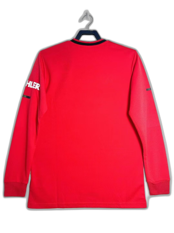 Maglia Home Manchester United 19/20 I - Versione Retro a Maniche Lunghe