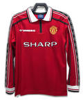 Maglia Home Manchester United 1998 I - Versione Retro a Maniche Lunghe