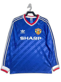Camiseta Manchester United 86/88 III Tercera Equipación - Versión Retro Manga Larga