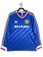 Camiseta Manchester United 86/88 III Tercera Equipación - Versión Retro Manga Larga