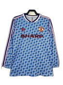 Manchester United 90/92 II Away Jersey - Long Sleeve Retro Version
