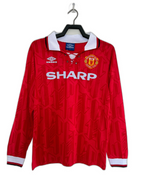 Maglia Home Manchester United 92/94 I - Versione Retro a Maniche Lunghe
