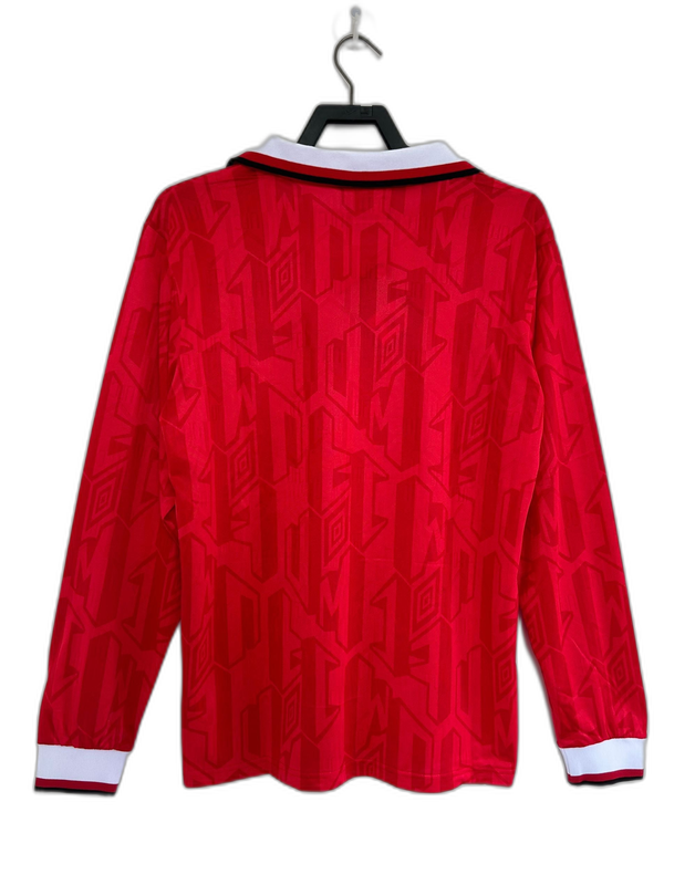 Maglia Home Manchester United 92/94 I - Versione Retro a Maniche Lunghe