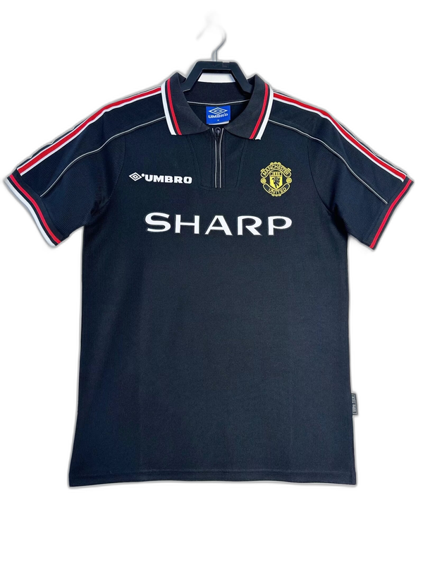 Camiseta Negra Manchester United 98/99 - Versión Retro