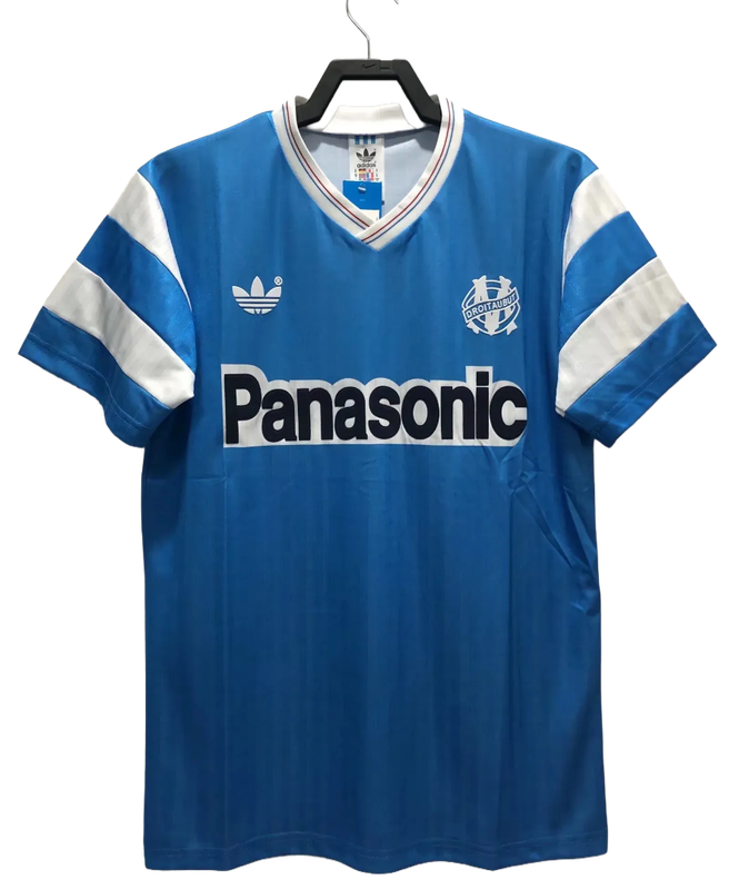 Maglia Olympique di Marsiglia 1990 Edizione Blu - Versione Retro