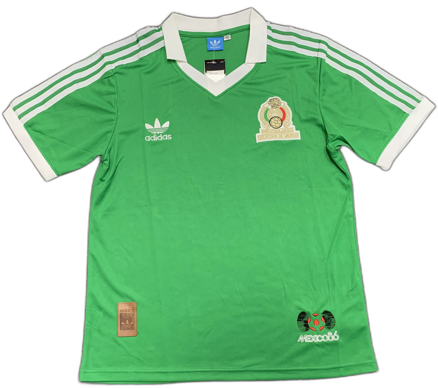 Messico 1986 I Maglia Home - Versione Retro