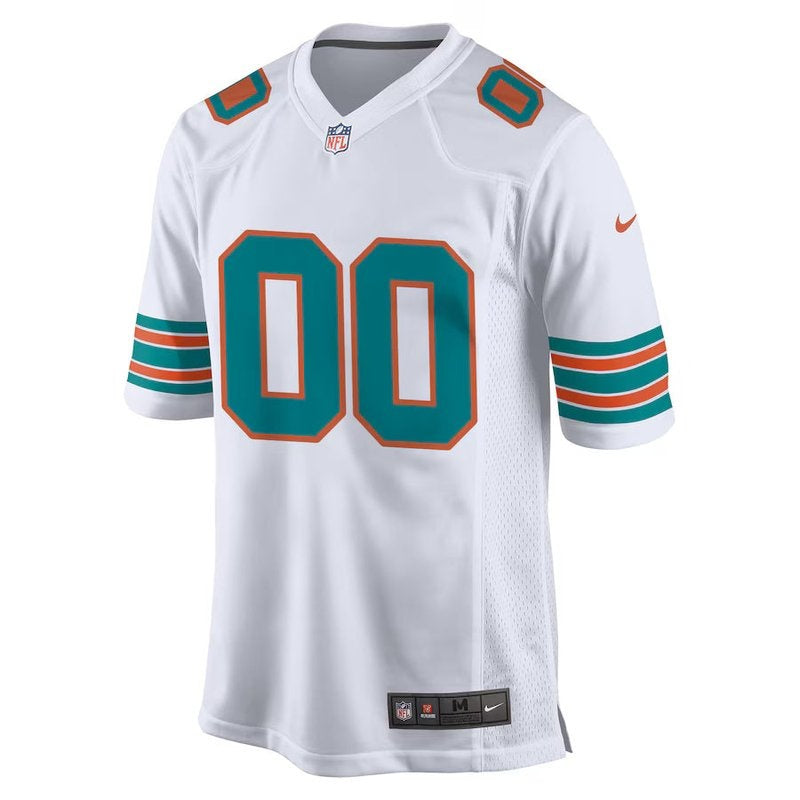 Miami Dolphins - Maglia da gara NFL alternativa personalizzata - Bianca