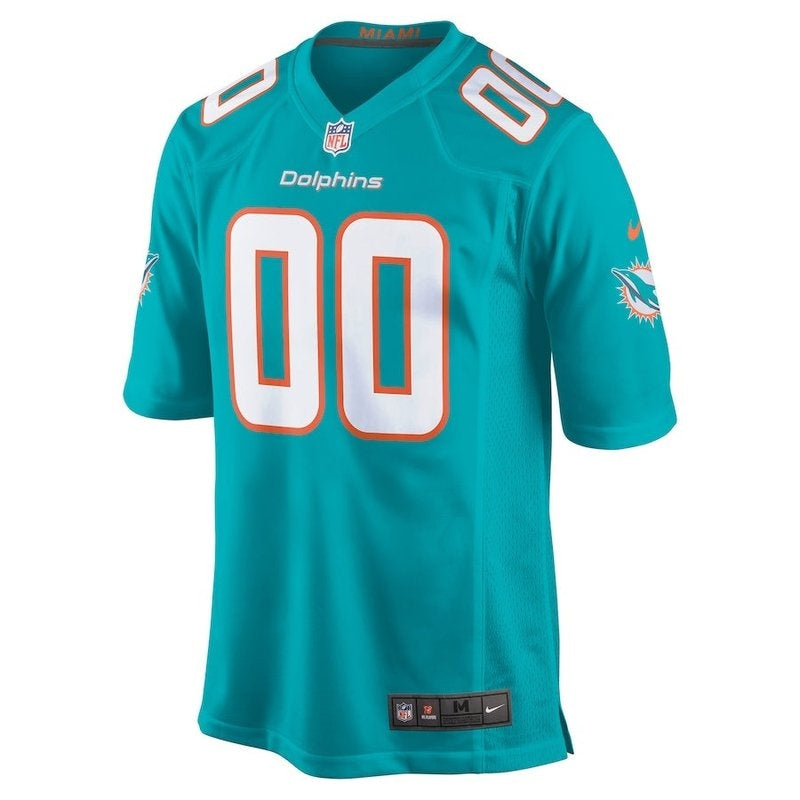 Miami Dolphins - Maglia da gara NFL personalizzata Aqua
