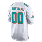 Miami Dolphins - Personalisiertes NFL-Spieltrikot - Weiß