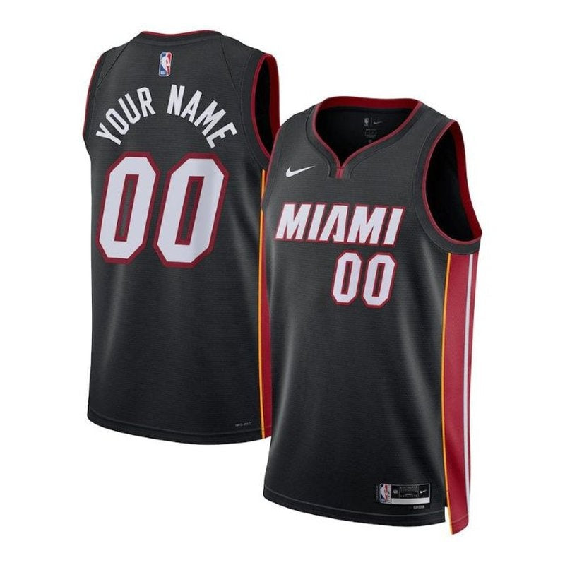 Maglia NBA unisex Miami Heat 2023 nera - Icon Edition