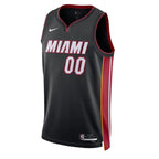Maglia NBA unisex Miami Heat 2023 nera - Icon Edition
