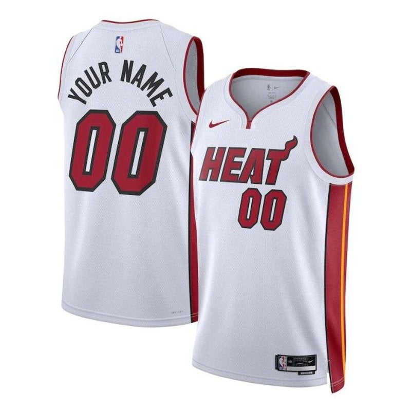 Canotta NBA unisex Miami Heat 2023 bianca - Association Edition