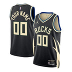 Maglia NBA unisex Milwaukee Bucks 2023 - Edizione Statement - Nera