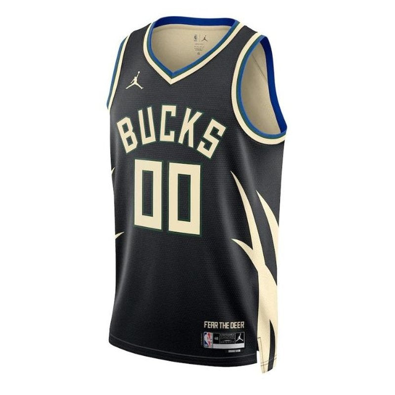 Maglia NBA unisex Milwaukee Bucks 2023 - Edizione Statement - Nera