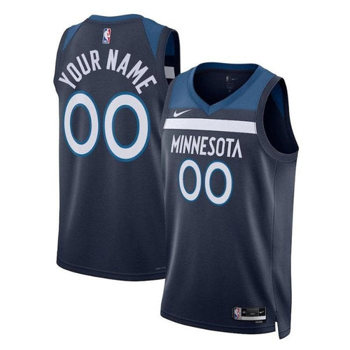 Minnesota Timberwolves Unisex 2023 NBA Trikot Navy - Icon Edition