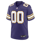 Minnesota Vikings - Maglia da gioco NFL classica personalizzata - Viola
