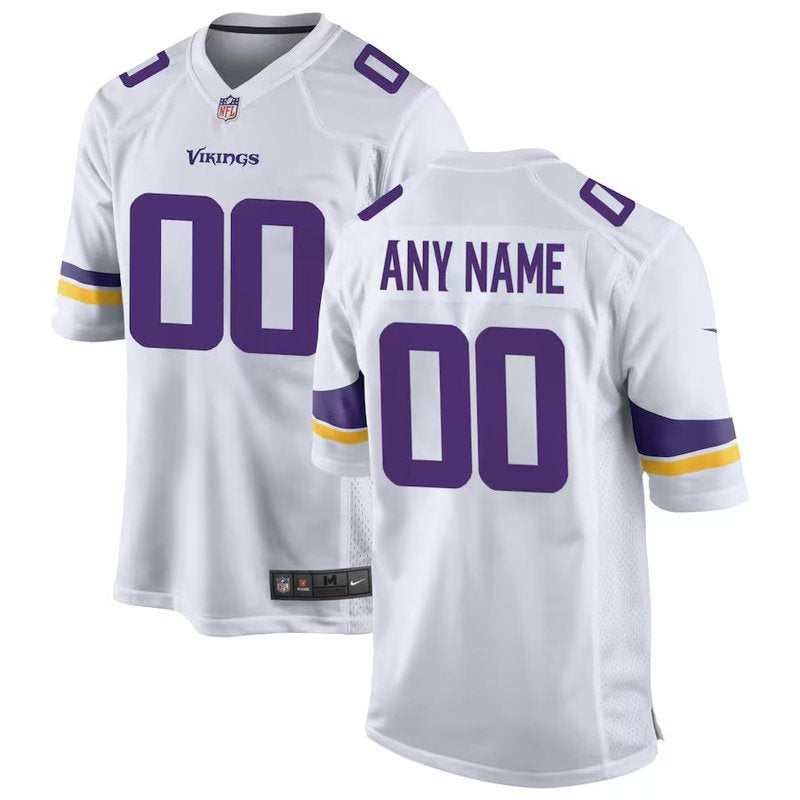 Minnesota Vikings - Maglia da gara NFL personalizzata - Bianca