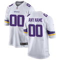 Minnesota Vikings - Maglia da gara NFL personalizzata - Bianca