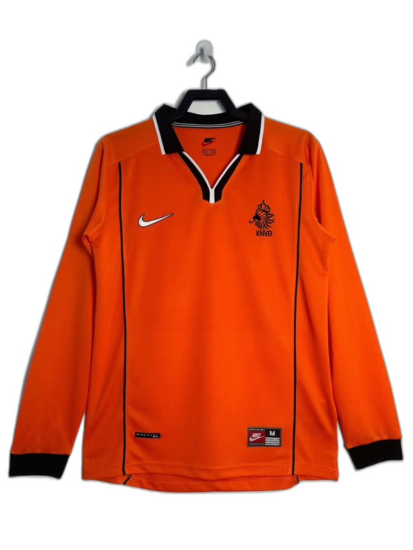 Maglia Home Paesi Bassi 1998 I - Versione Retro a Maniche Lunghe