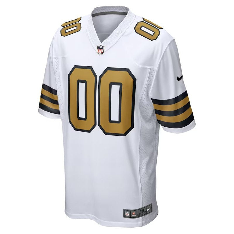 New Orleans Saints - Maglia da gioco NFL personalizzata alternativa - Bianca